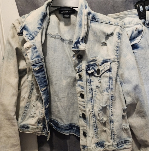🍁🍂Like new Ashley stewart 2 piece denim set size 18 - Picture 3 of 8